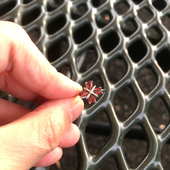 Genuine garnet ring - Picture 3 of 7